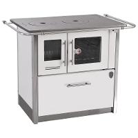 Fogão A Lenha Eclipse Direito Branco Chapa Ferro Fundido N2 - 2