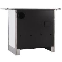 Fogão A Lenha Eclipse Direito Branco Chapa Ferro Fundido N2