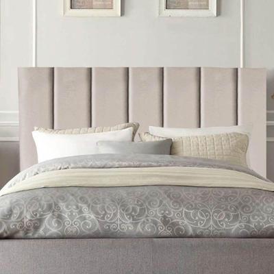 Cabeceira De Cama Solteiro Box 90 Cm Karla Carla Corino Cor:bege