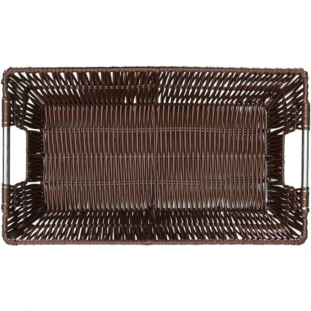 Cesto Retangular 20,5x36,0x6,5cm C-alca Reta Africa Yk9122 - Mimo - 2