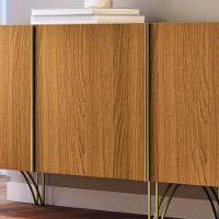 Balcão Aparador Buffet Saluti Off White/cinamomo - Hb Móveis - 6