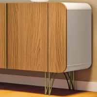 Balcão Aparador Buffet Saluti Off White/cinamomo - Hb Móveis - 7