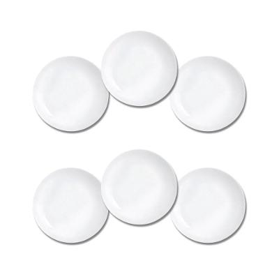 Jogo De Prato Raso 27cm Branco - Arcoroc Diwali (6 Peças)