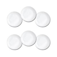 Jogo De Prato Raso 27cm Branco - Arcoroc Diwali (6 Peças) - 1