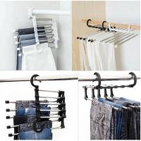 Cabide Calcas Plastico Aco Inox 34 Cm X 15 Cm X 7 Cm - 5