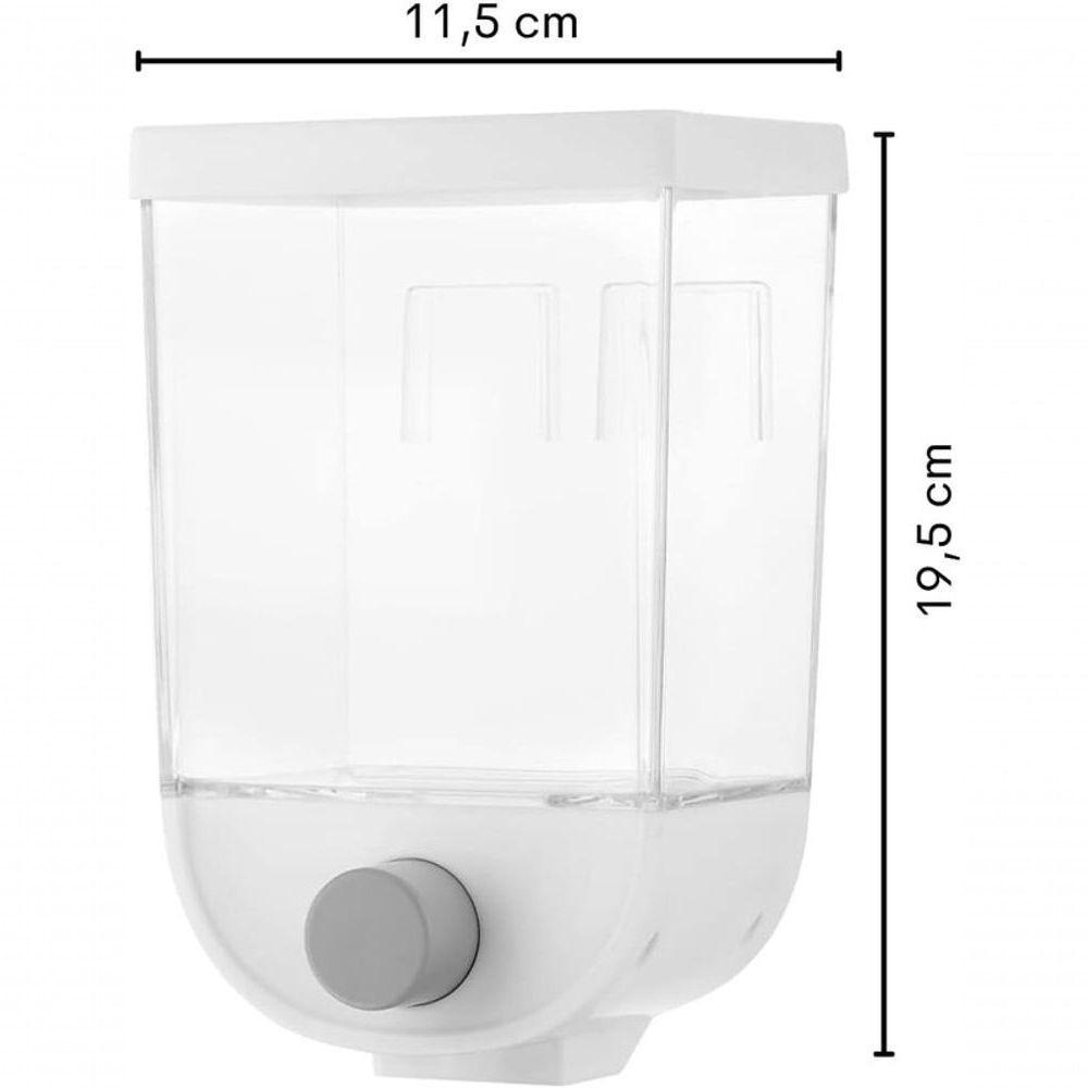 Dispenser Alimentos Plastico 11,5 Cm X 9,5 Cm X 19,5 Cm 1 L - 9