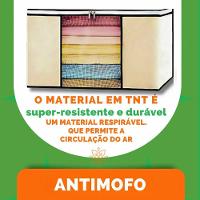 Organizador Dobrável Com Visor 44x29x28cm Roupas Edredons Br - 2