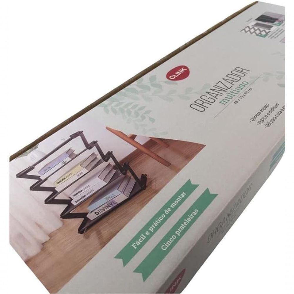 Sapateira 5 Andares Plastico Metal 48 Cm X 19 Cm X 58 Cm 1un - 10