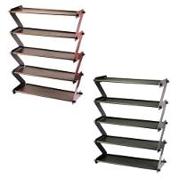Sapateira 5 Andares Plastico Metal 48 Cm X 19 Cm X 58 Cm 1un