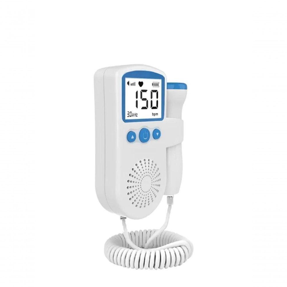 Monitor Fetal Doppler Aparelho Para Ouvir Batimentos Coração Bebê Durante A Gravidez - 3
