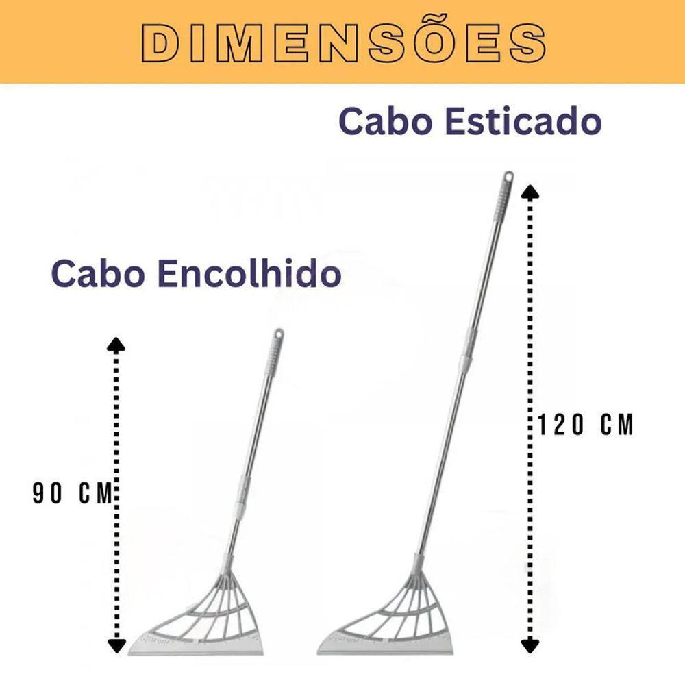 Rodo De Silicone Mágico Mop Multiuso Clean Retrátil - 10