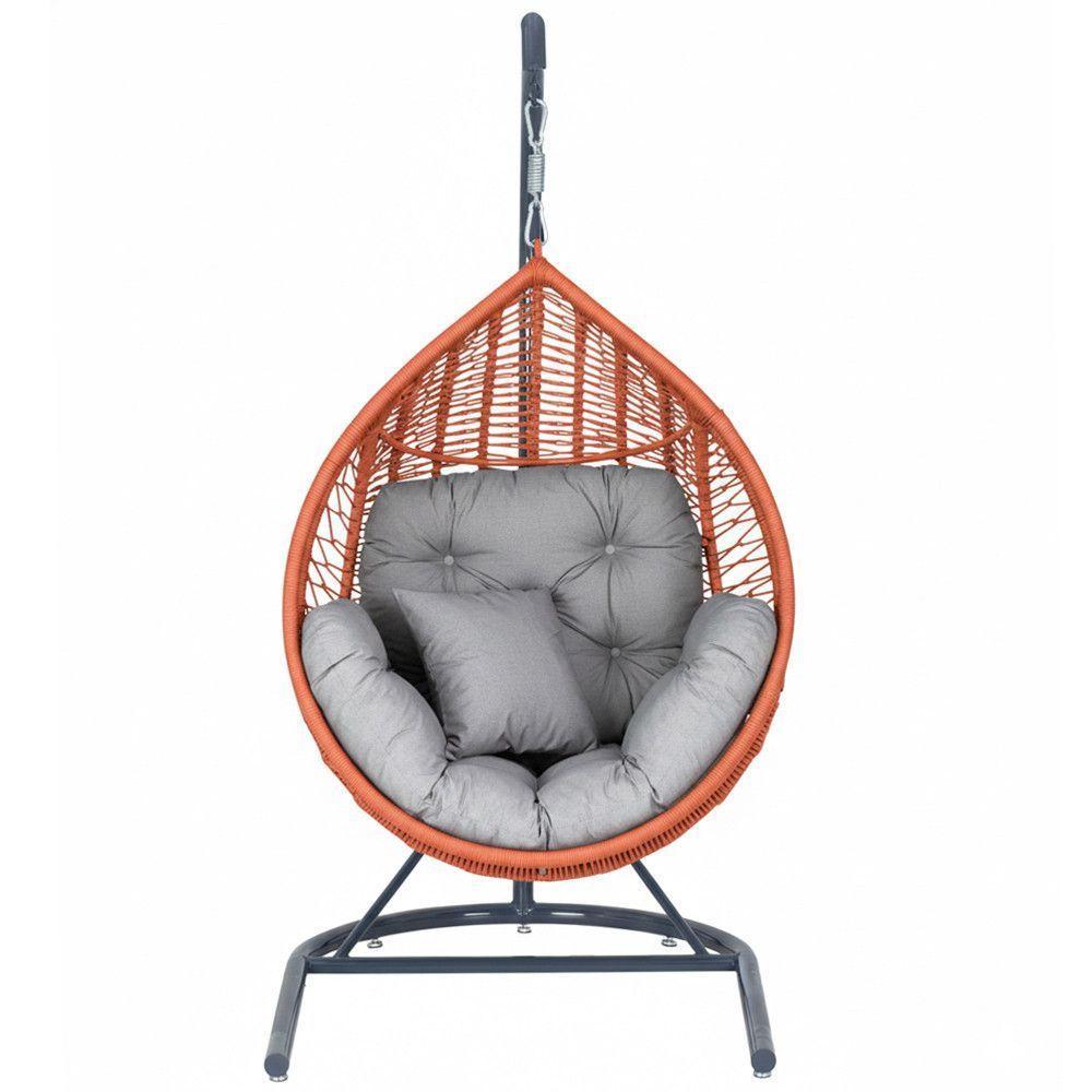 Balanço Gota Suspenso Corda Náutica Para área E Jardim Trama Terra Cota - 1