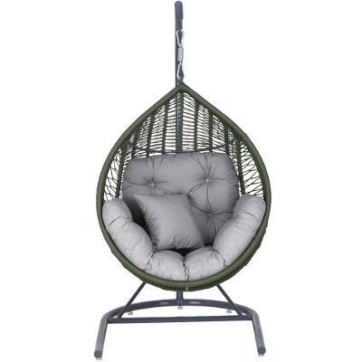 Balanço Gota Suspenso Corda Náutica Para área E Jardim Trama Prata