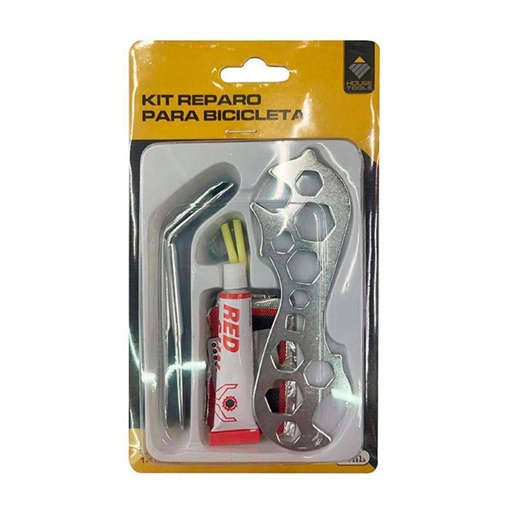 Kit Reparo Para Bicicleta De 14 Peças Ferramentas Bike Compl - 5