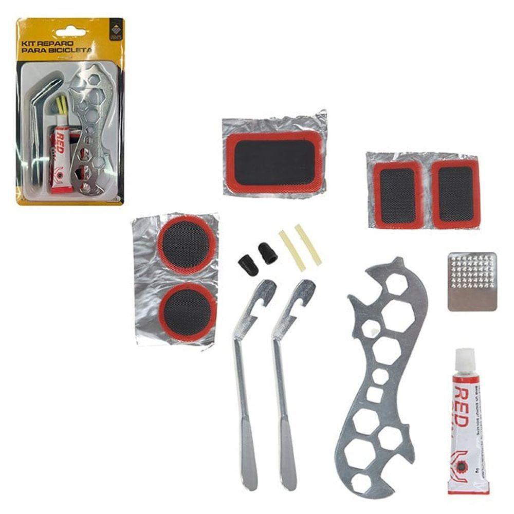 Kit Reparo Para Bicicleta De 14 Peças Ferramentas Bike Compl - 6