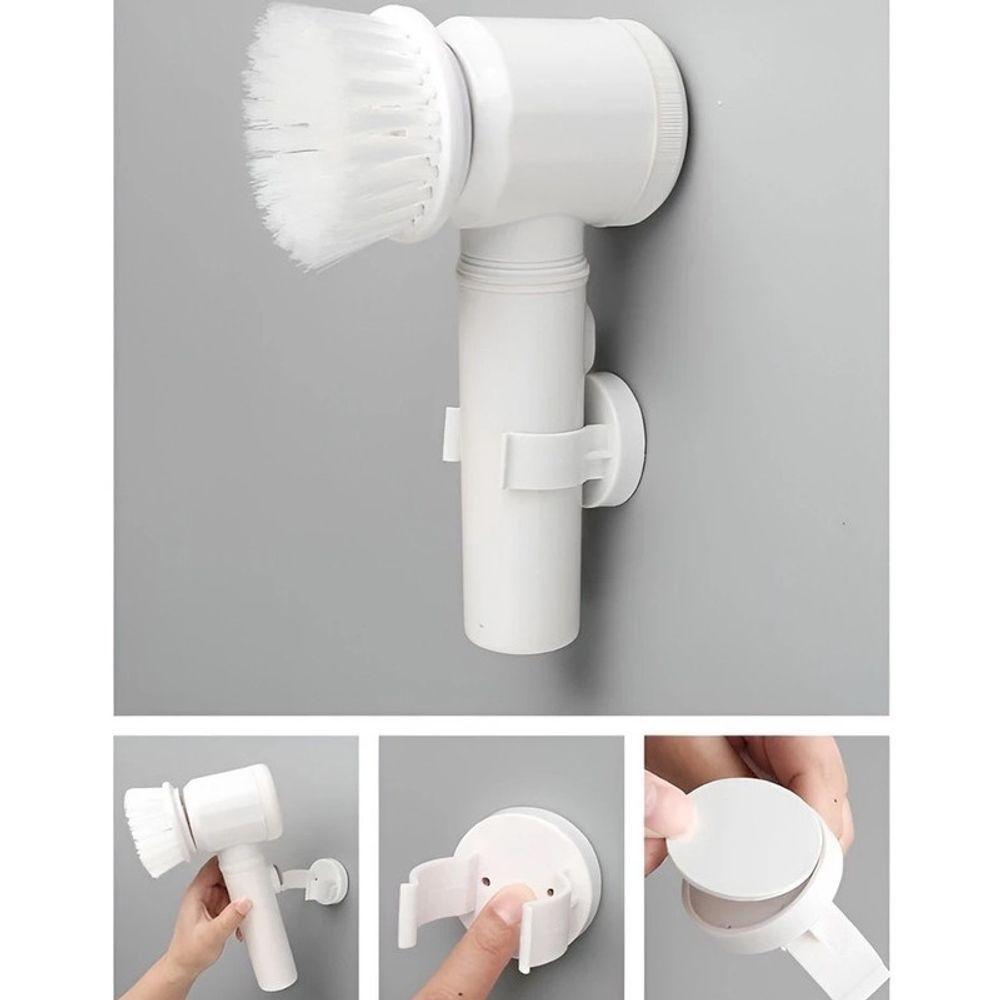 Escova Limpeza 3 Em 1 Automatica Plastico Pp, Esponja E Pvc - 9