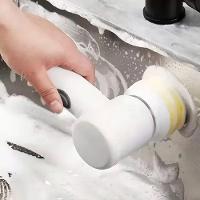 Escova Limpeza 3 Em 1 Automatica Plastico Pp, Esponja E Pvc - 3