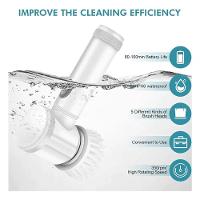 Escova Limpeza 3 Em 1 Automatica Plastico Pp, Esponja E Pvc