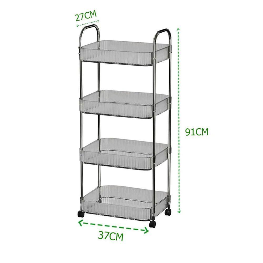 Organizador 4 Andares Plastico Pet 37 Cm X 27 Cm X 80 Cm - 1