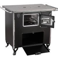 Fogão A Lenha Com Forno E Caixa Esq Preto Fornos Pinhal N2 - 2