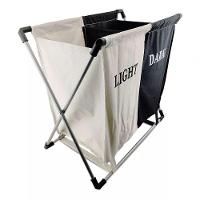 Organizador De Roupas Sujas Dobrável Com 2 Divisórias – Cest - 5