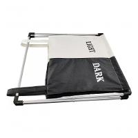 Cesto De Roupa Suja Dobrável Com 2 Compartimentos – Organiza - 3