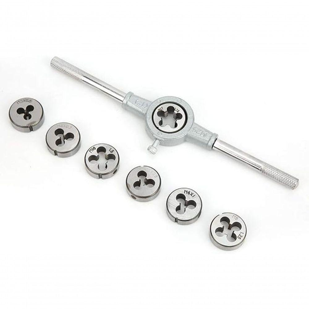 Kit Tarraxas Cossinete 8 Peças Rosqueamento Profissional Alt - 2