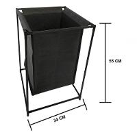 Cesto Roupas Tnt E Ferro 34 Cm X 34 Cm X 55 Cm - 2