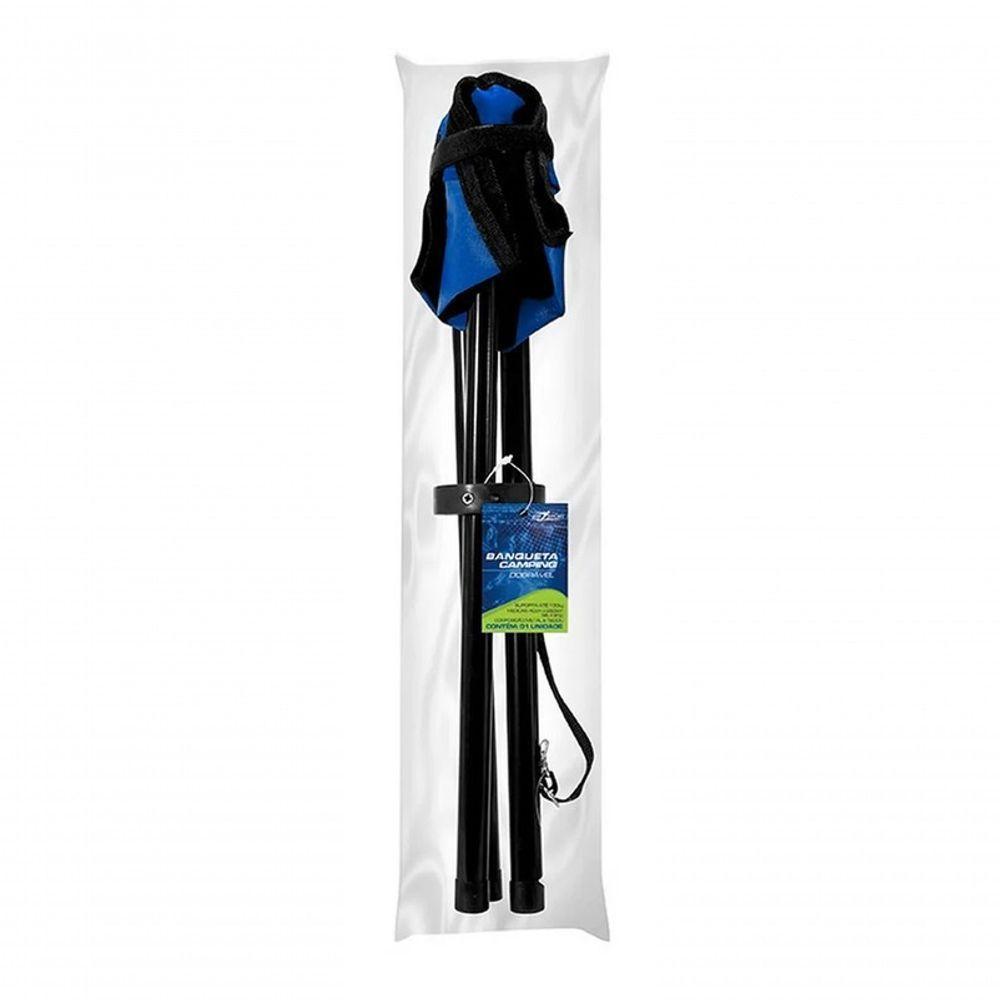 Banqueta Banco Tripé Dobrável Camping Praia Pesca Resistente - 10