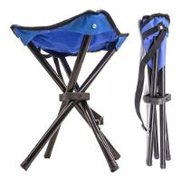 Banqueta Banco Tripé Dobrável Camping Praia Pesca Resistente - 1