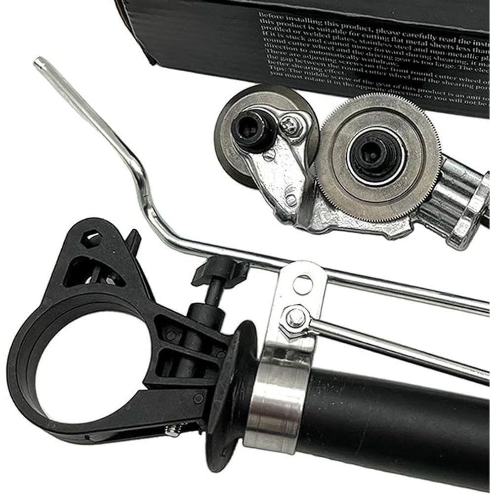 Cortador Auxiliar Placas Metal Ferro Calhas Ferramenta Manua - 3