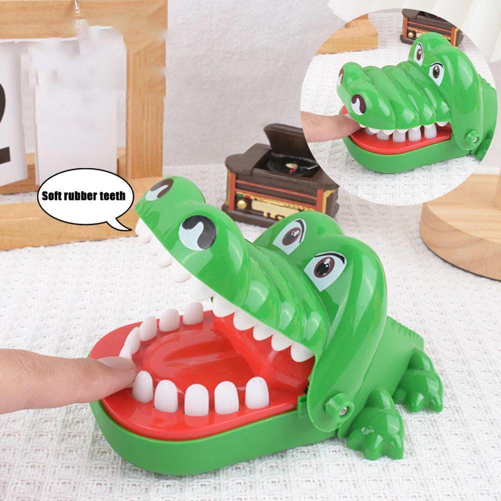 Jogo Crocodilo Morde Dedo Infantil Brinquedo Interativo Seguro Divertido Crianças - 3