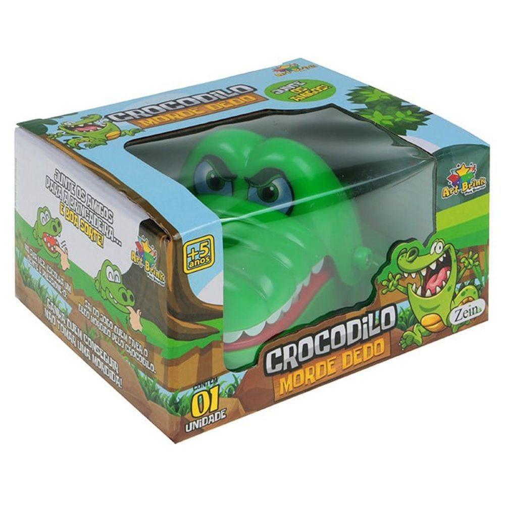 Jogo Crocodilo Morde Dedo Infantil Brinquedo Interativo Seguro Divertido Crianças - 10