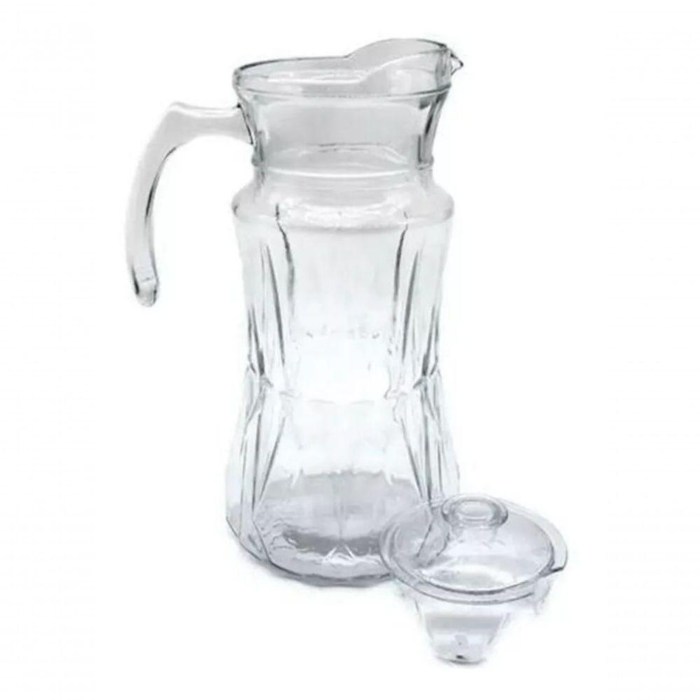 Jarra Vidro Tampa Decorada Detalhes Suco água Refresco Chá 1 - 1