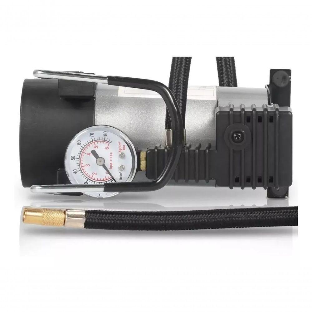 Inflador Mini Compressor 150psi 12v Pneus Carro Moto Bicicle - 6