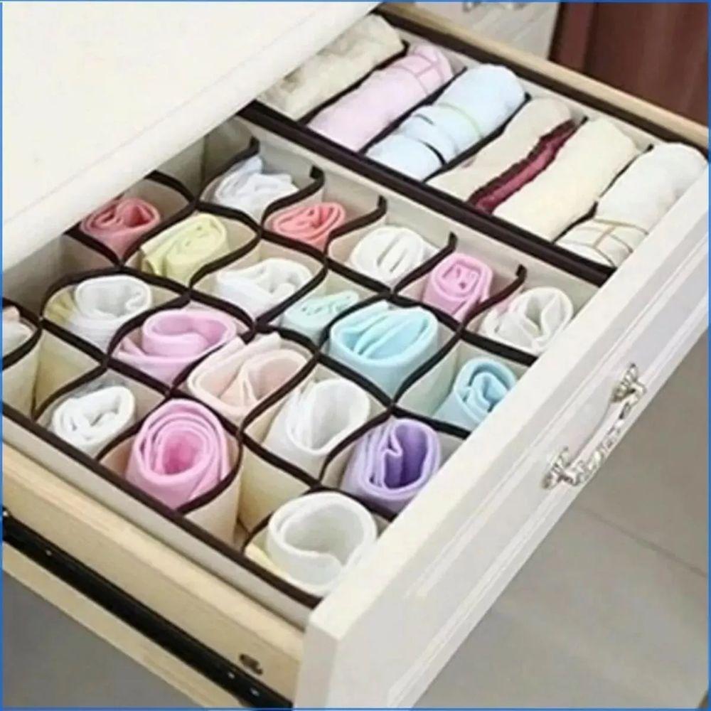 Organizador Roupas íntimas Kit Colmeia 4 Unidades Prático Co - 6