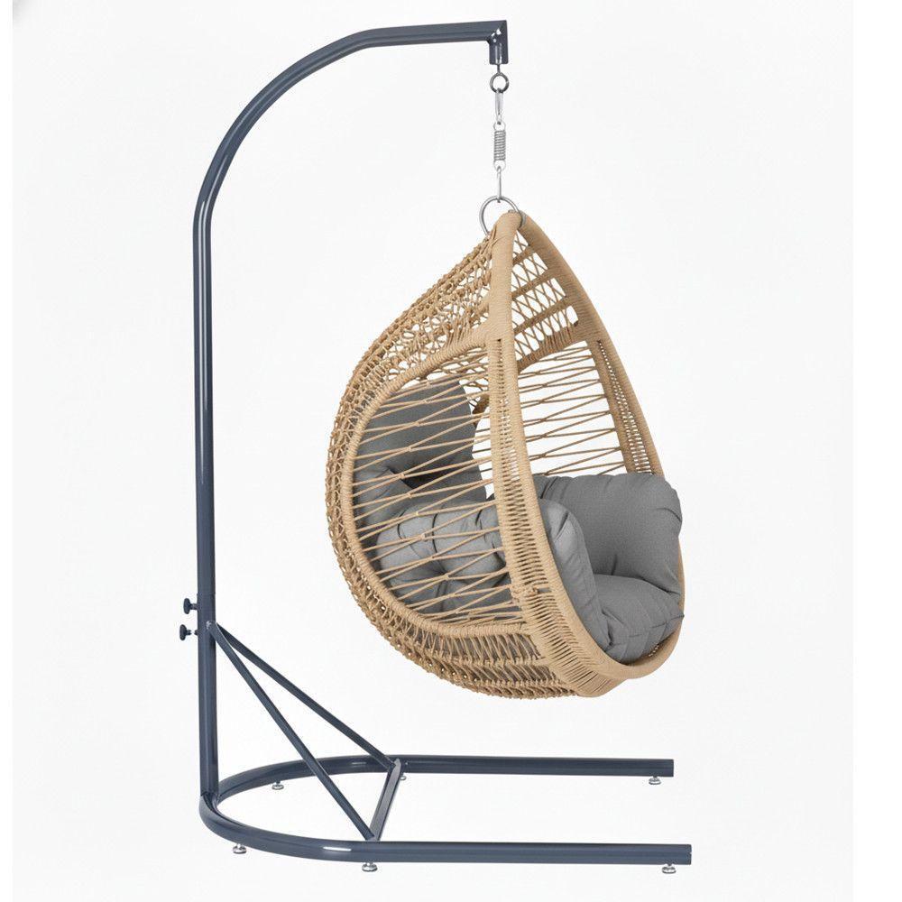 Balanço Gota Suspenso Corda Náutica Para área E Jardim Trama Rami - 2