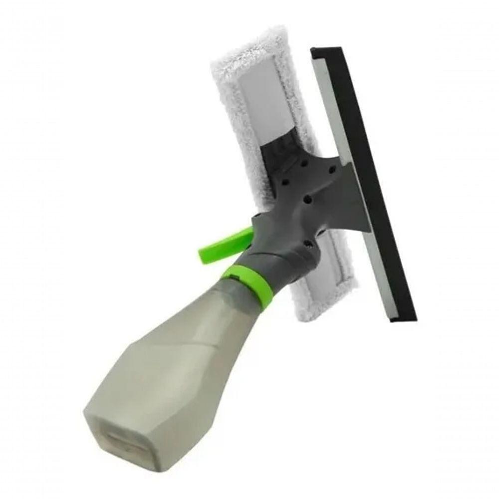 Limpa Vidro 3em1 Rodo Esponja Microfibra Borrifador Limpeza - 7