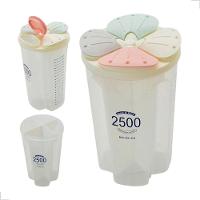 Pote Plástico Armazenador Medidor Com 4 Divisórias 2500 Ml - 1