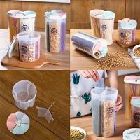 Pote Plástico Armazenador Medidor Com 4 Divisórias 2500 Ml - 8