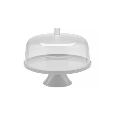 Boleira Festa 25cm C-pé E Cúpula Branco Fechado - Martiplast Bf251bcf