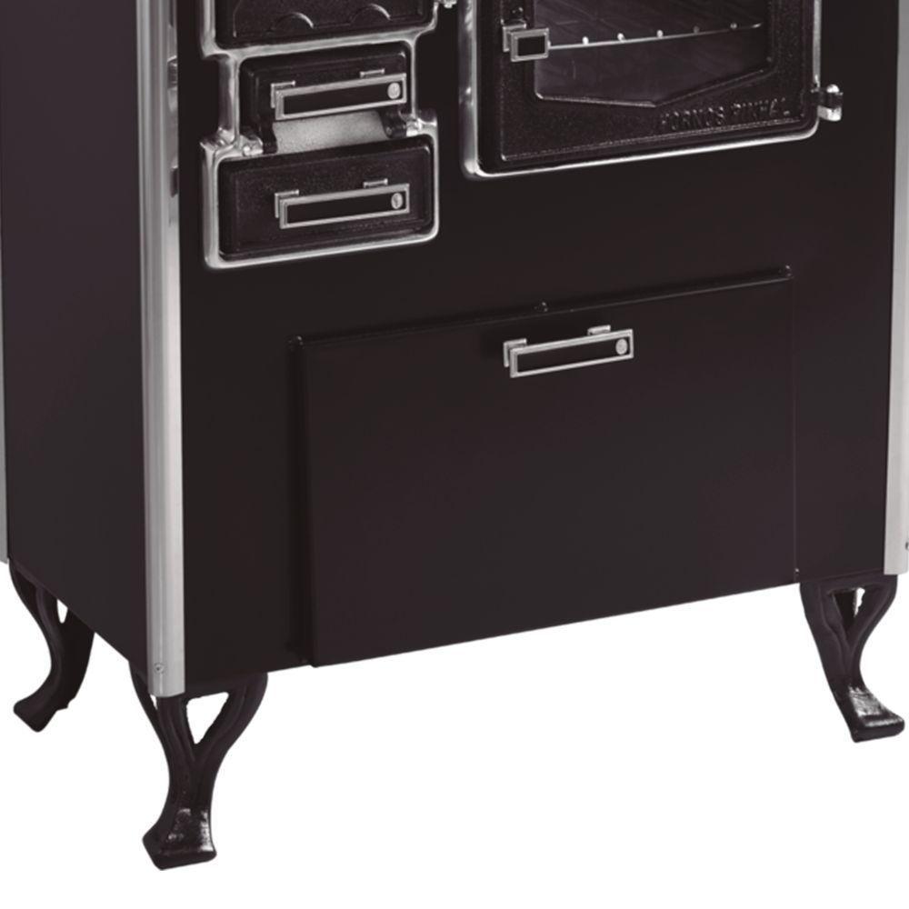 Fogão A Lenha C Forninho C Caixa Dir Preto Fornos Pinhal N2 - 4