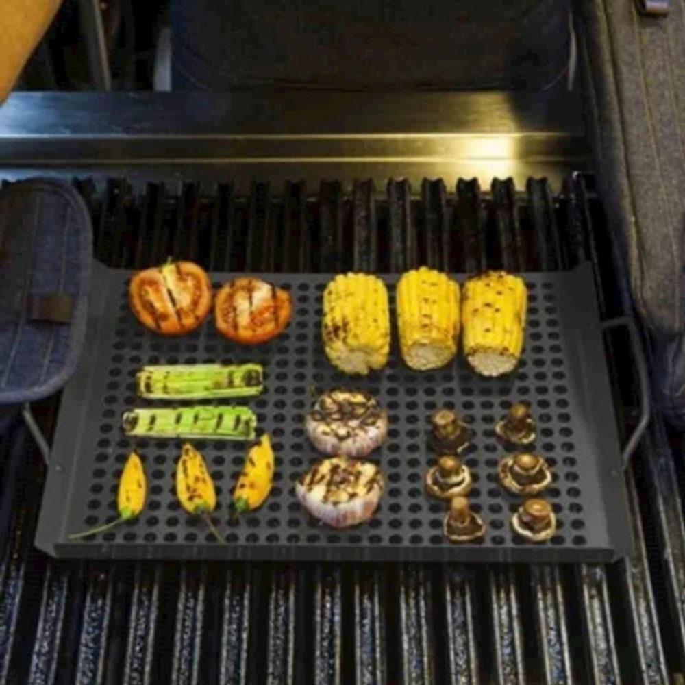 Assadeira Churrasqueira Grill Retangular Metal 39,8 Cm X 20 - 4