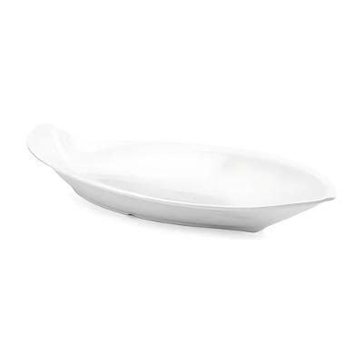 Travessa Folha Funda Melamina 59x32,5x9cm - Mezza