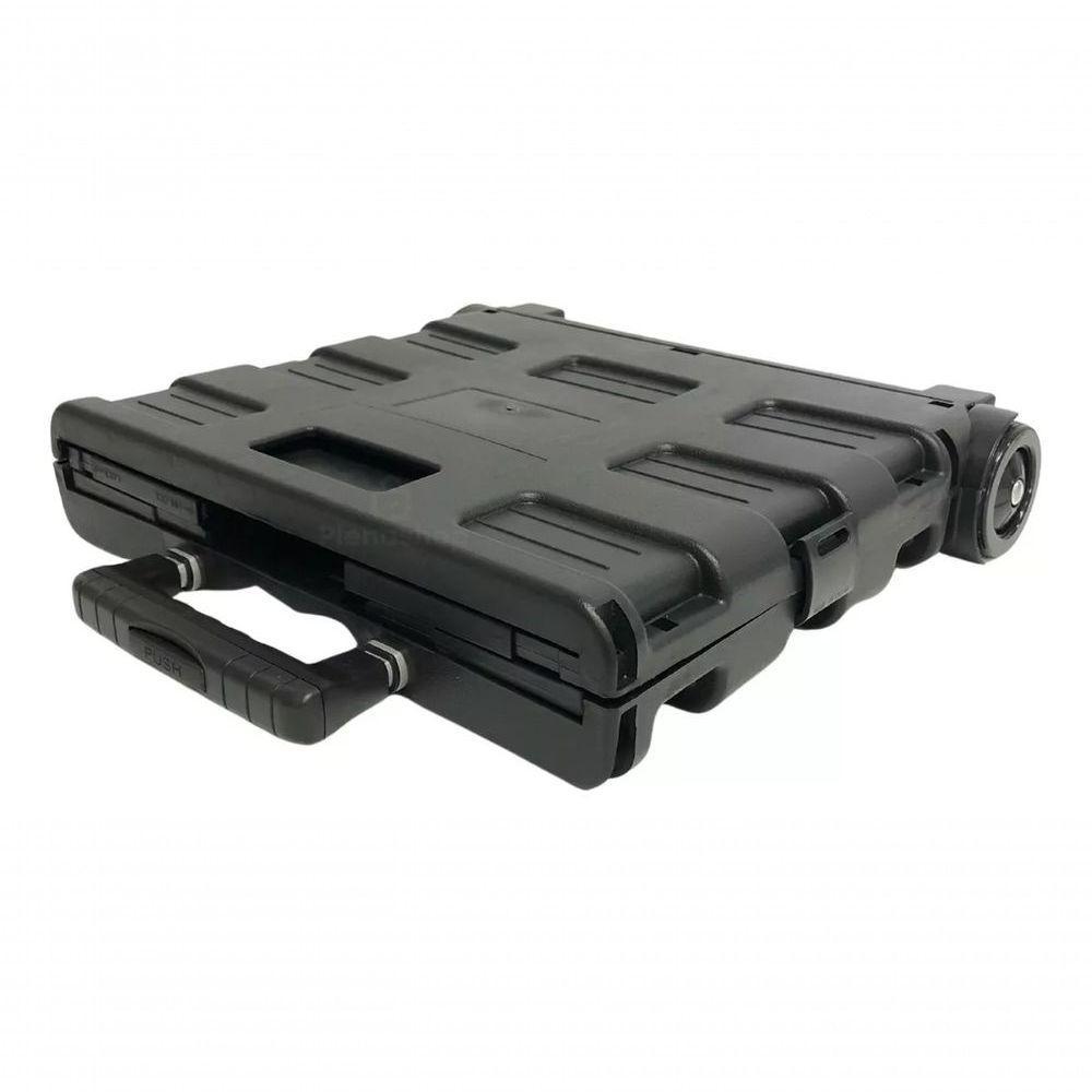 Carrinho Portátil Dobrável Cesto Tampa 30kg 45l Ferramentas - 5