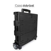Carrinho Portátil Dobrável Cesto Tampa 30kg 45l Ferramentas - 7