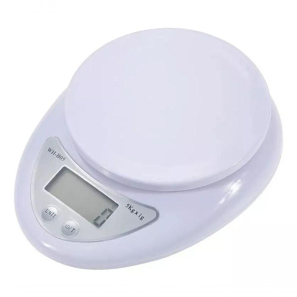 Balança Digital Cozinha Precisão 5kg Tara Bacia Vasilha - 5