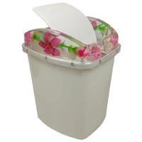 Kit Conjunto Banheiro Acrílico 5 Peças Floral - 7