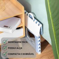 Banco Banqueta De Plástico Dobrável Banquinho Resistente Mul - 3