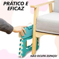 Banco Banqueta De Plástico Dobrável Banquinho Resistente Mul - 6